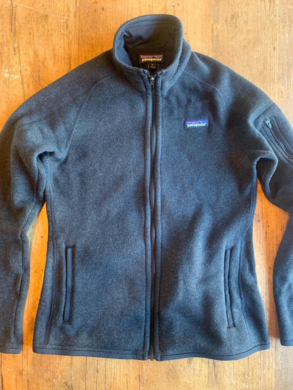 Patagonia Dark Black Full-Zip Fleece Jacket